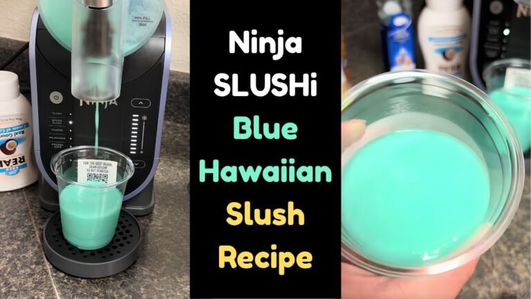 Ninja SLUSHi Blue Hawaiian Slush Recipe