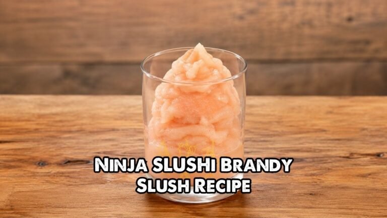 Ninja SLUSHi Brandy Slush Recipe