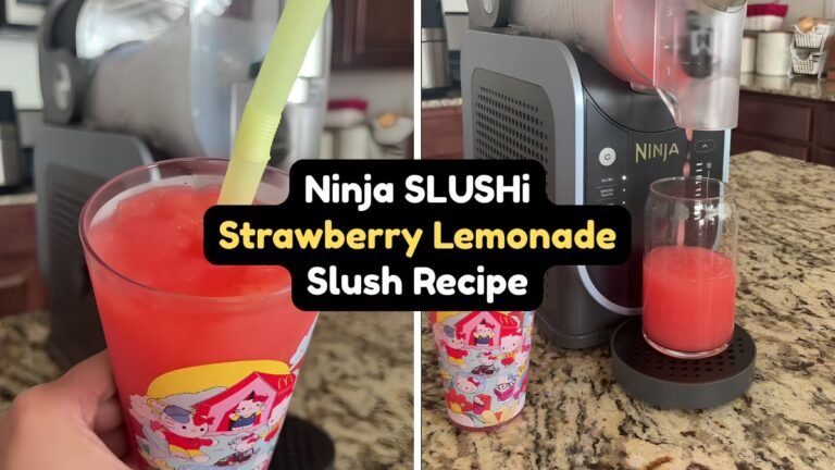 Ninja SLUSHi Strawberry Lemonade Slush Recipe