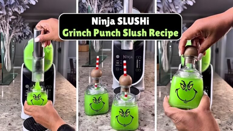 Ninja SLUSHi Grinch Punch Slush Recipe