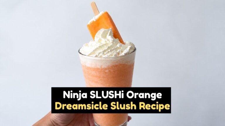 Ninja SLUSHi Orange Dreamsicle Slush Recipe